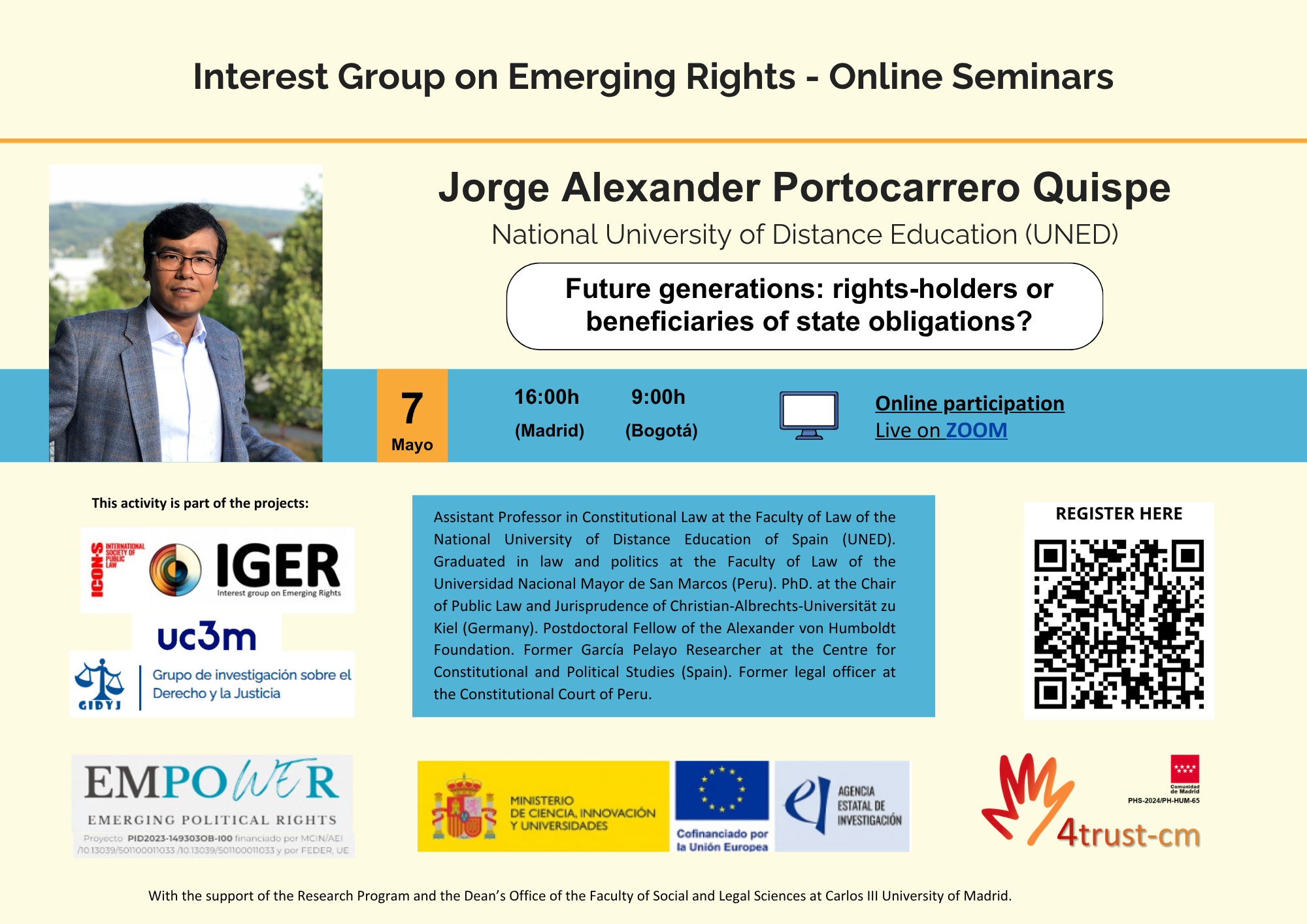 Interest Group on Emerging Rights - Online Seminars